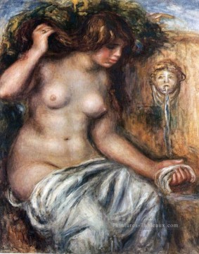  femme - femme à la fontaine Pierre Auguste Renoir